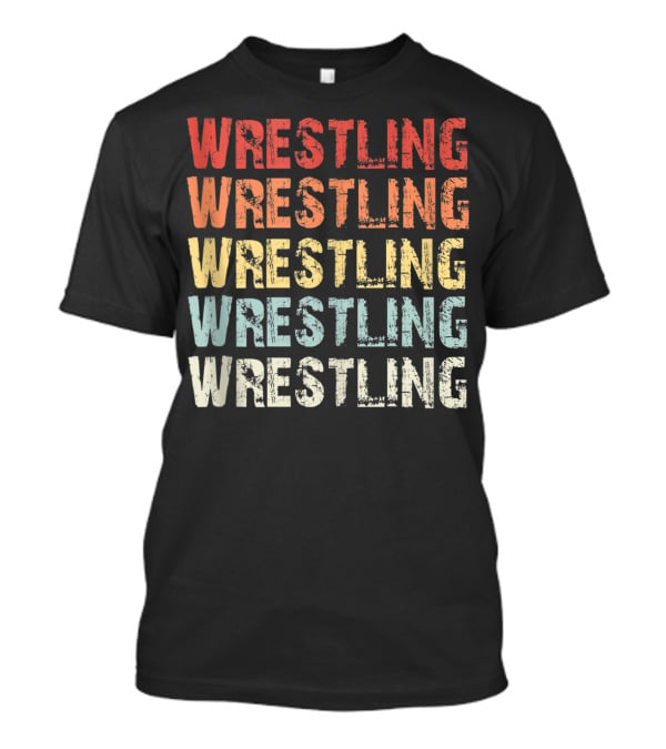 Wrestling Wrestling Wrestling Wrestling Wrestling Retro Lover T-Shirt