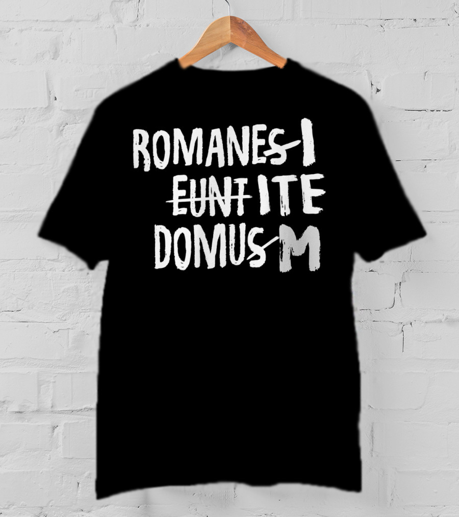 Romani Ite Domum Romanes Eunt Learning Latin Like Life T-Shirt