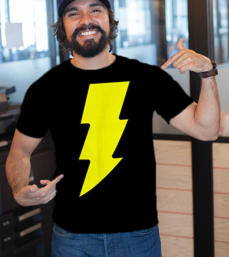 Shazam Lightning Bolt T-Shirt
