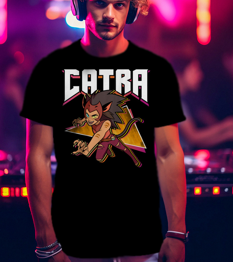 Catra Character Art From She-Ra And The Princesses Of Power Series T-Shirt