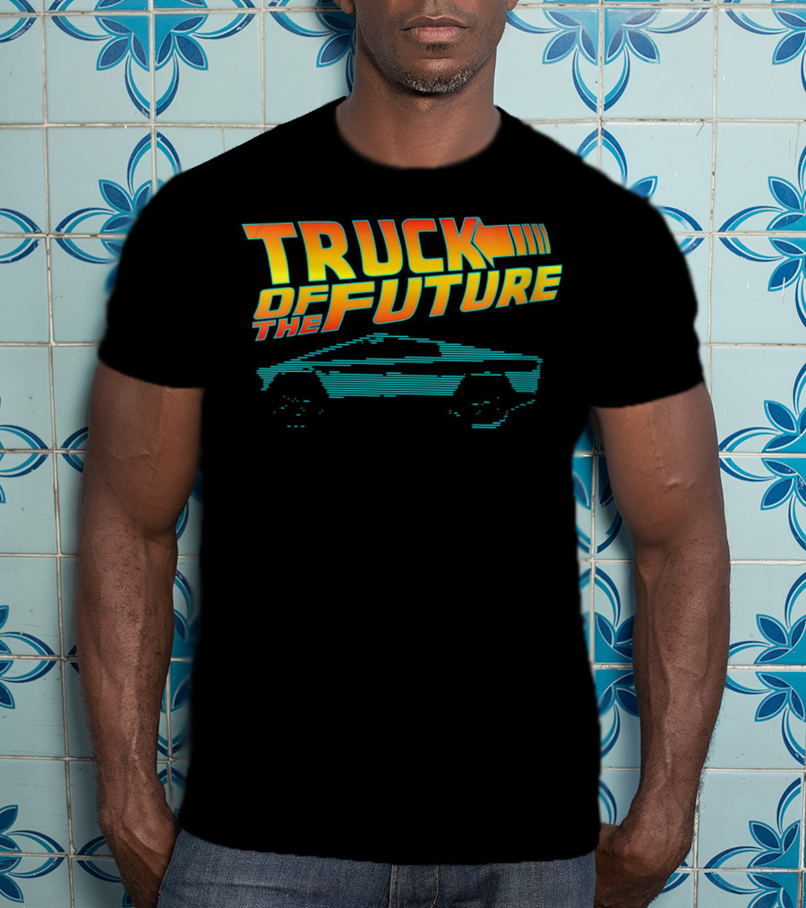 Truck Of The Future Retro Cyber Tech 80s T-Shirt