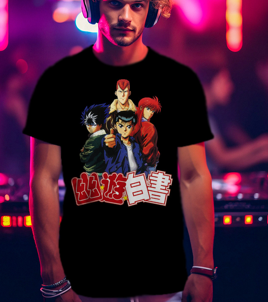 Yuyu Hakusho Anime Team Characters T-Shirt