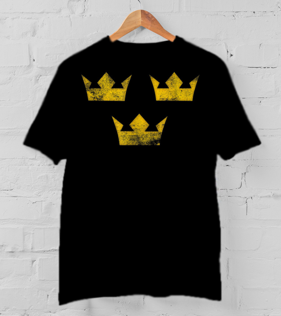 Sweden Sverige Hockey Tre Kronor Three Crowns T-Shirt