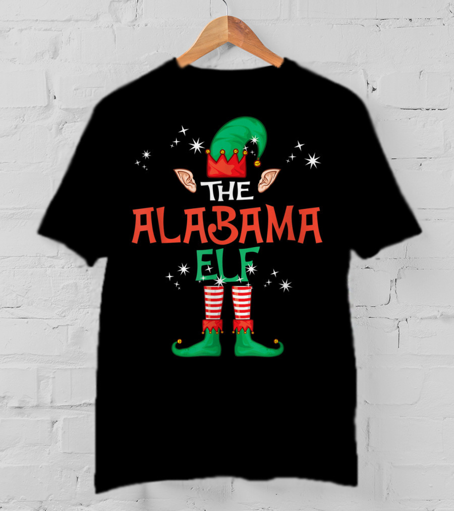 The Alabama Elf Christmas Outfit Family Group T-Shirt