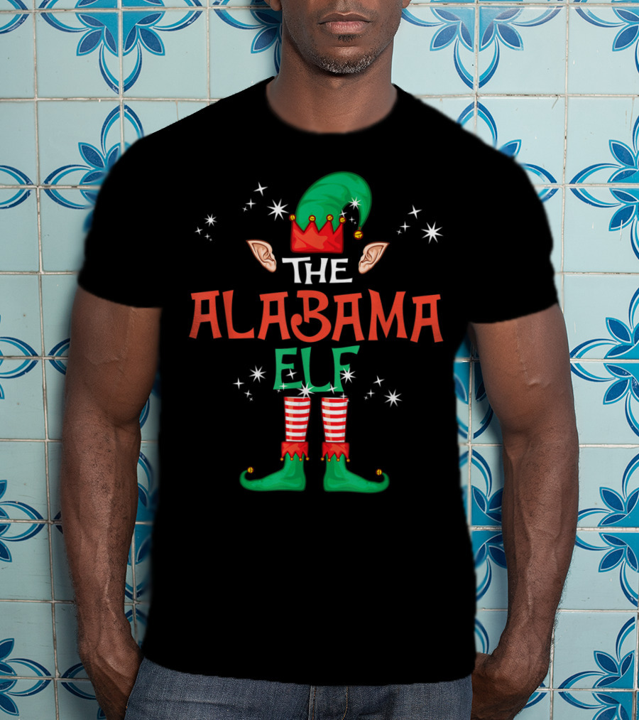 The Alabama Elf Christmas Outfit Family Group T-Shirt