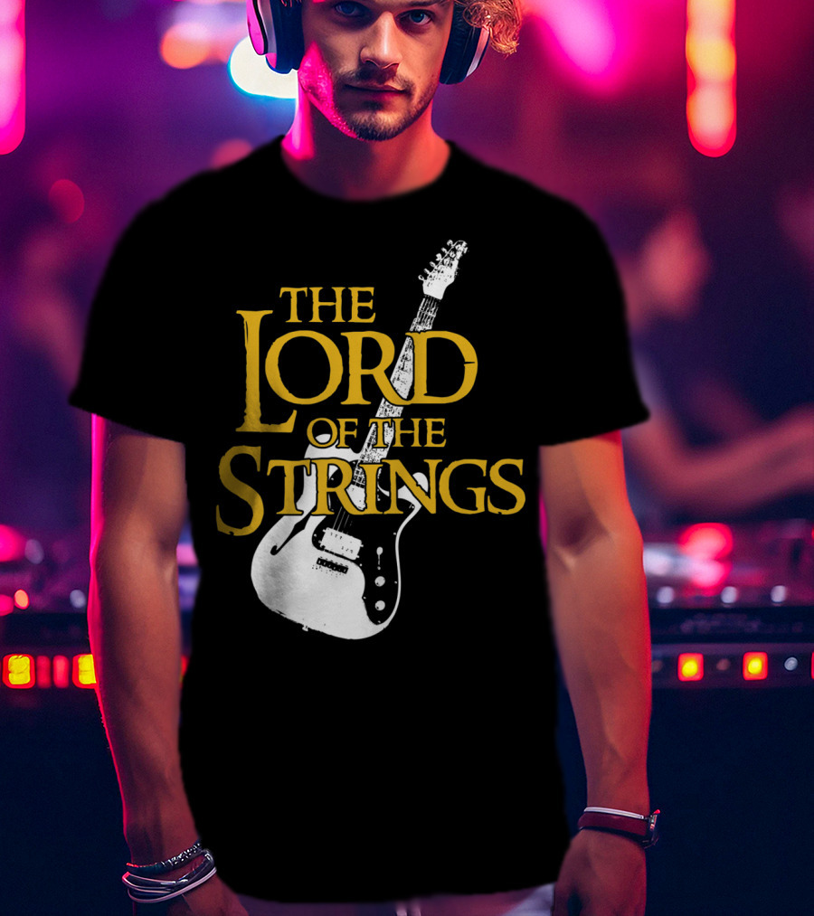 The Lord Of The Strings Electric Guitar T-Shirt