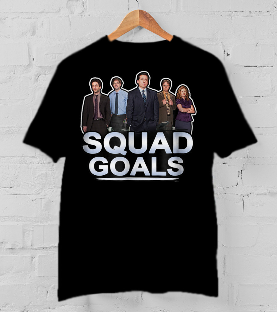 SQUAD GOALS The Office Cast Standing Together T-Shirt