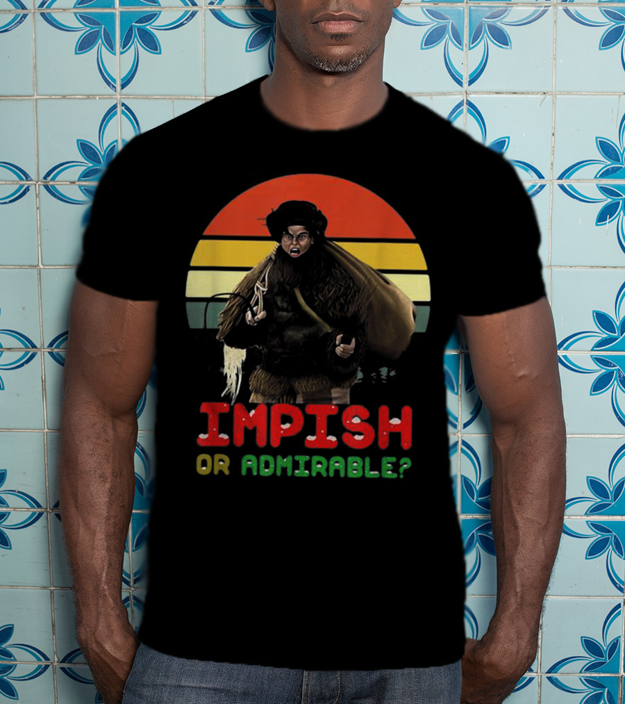 Impish Or Admirable Vintage Retro Sunset T-Shirt