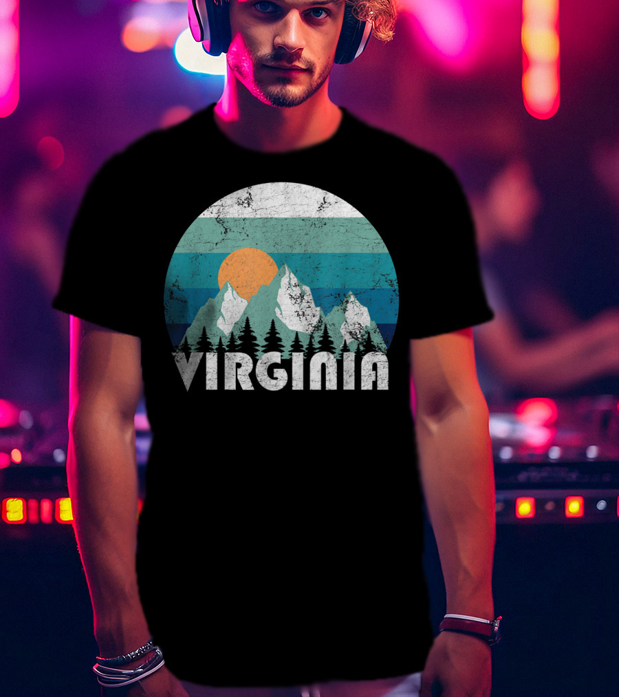 Virginia Mountains Sunset T-Shirt