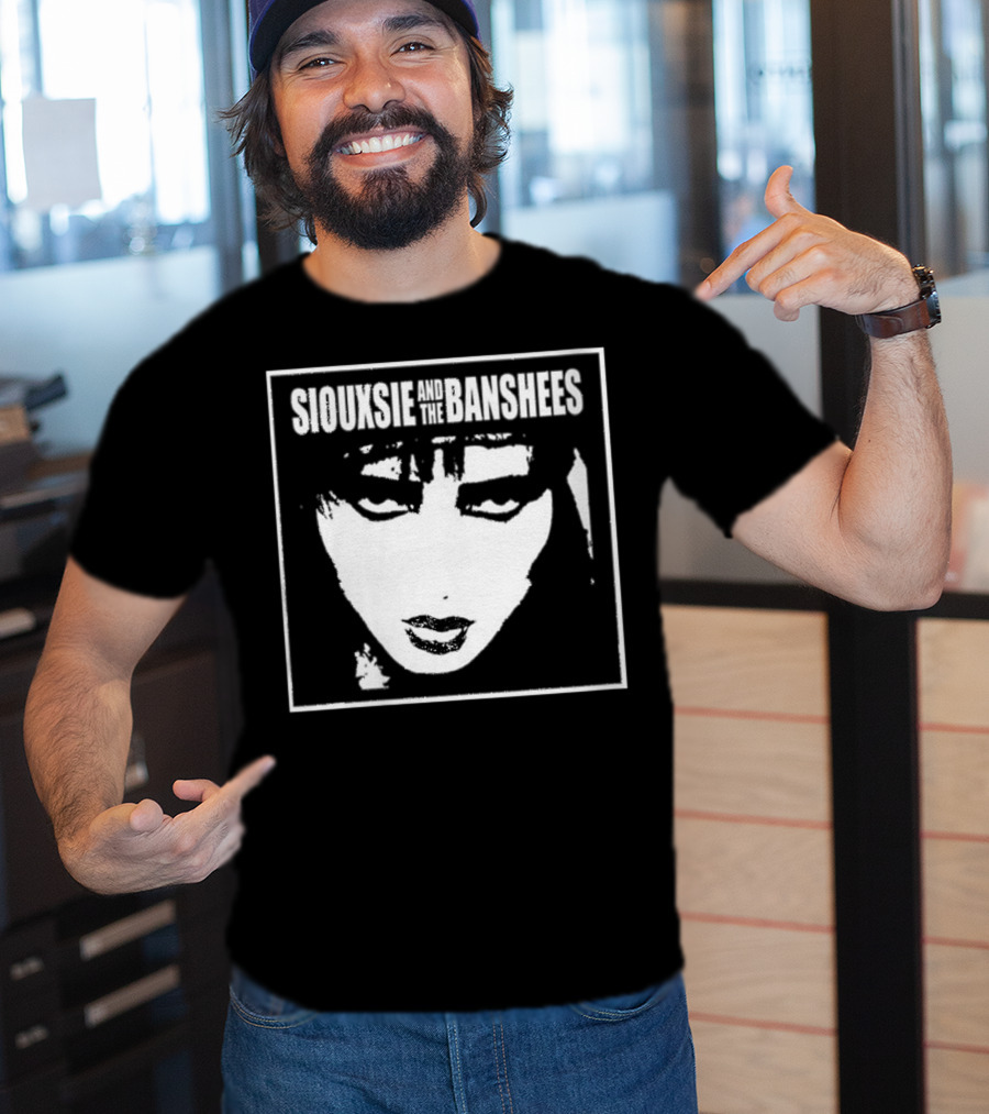 Siouxsie And The Banshees Siouxsie Monochrome Face T-Shirt