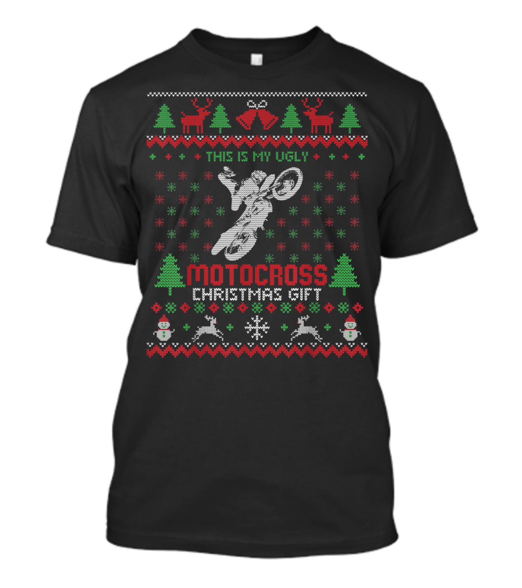 This Is My Ugly Motocross Christmas Gift T-Shirt