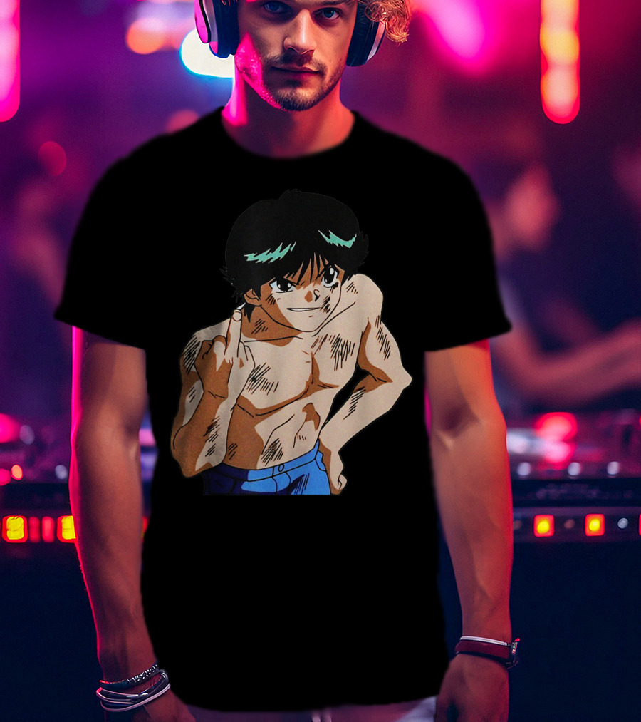 Yusuke Urameshi From Yuyu Hakusho Anime Classics T-Shirt