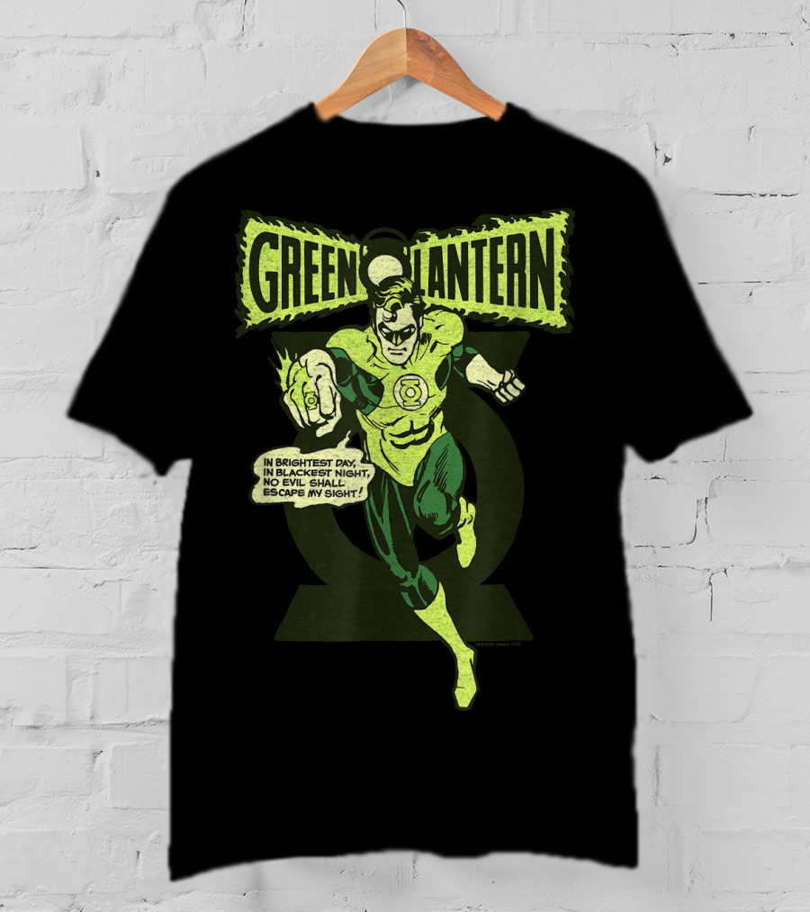 In Brightest Day In Blackest Night Green Lantern Oath T-Shirt