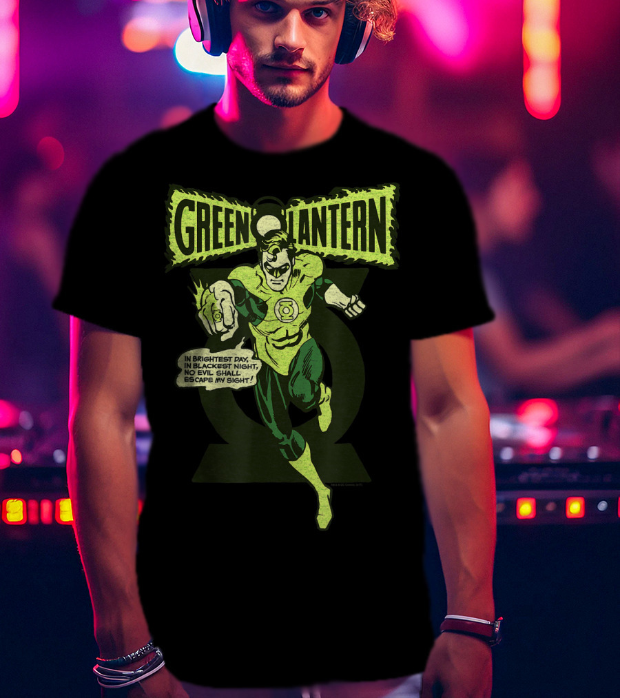In Brightest Day In Blackest Night Green Lantern Oath T-Shirt