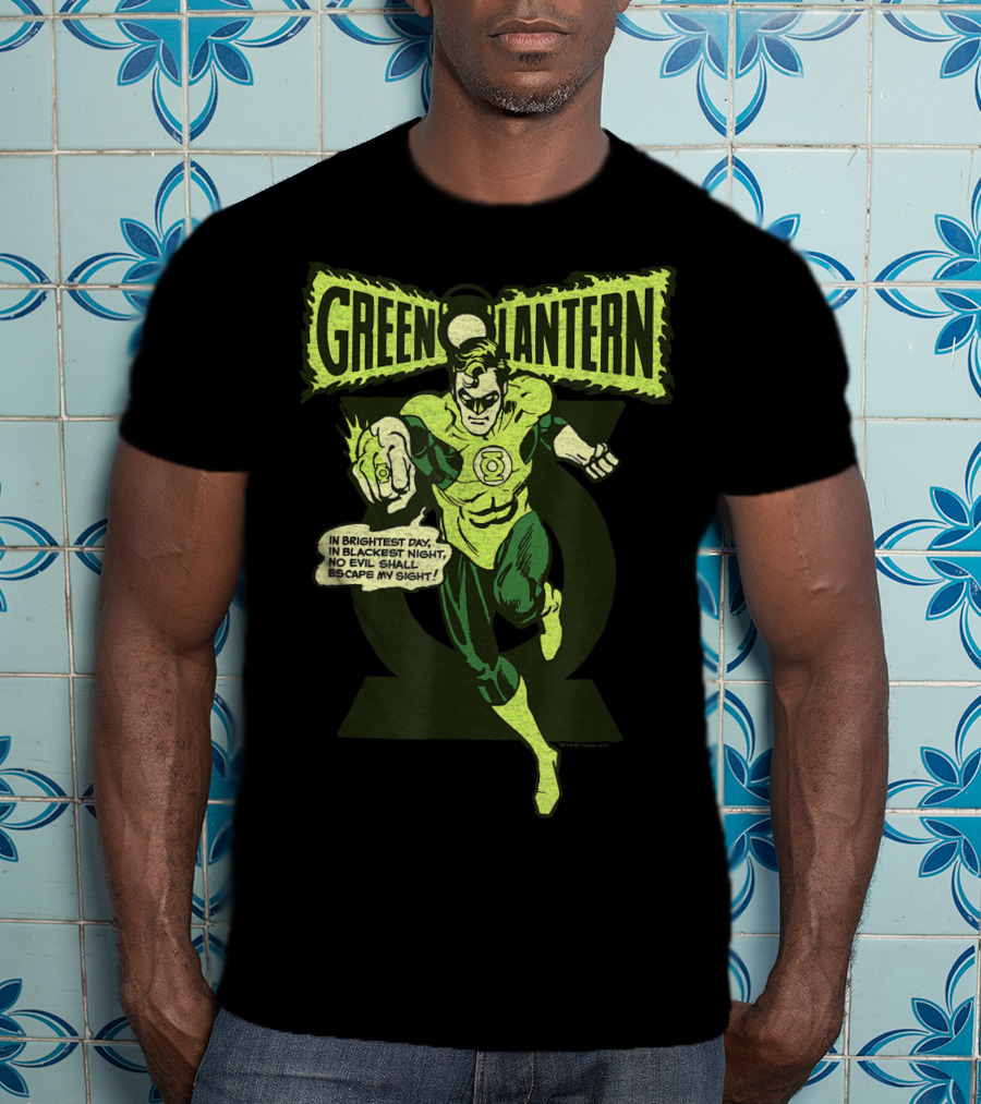 In Brightest Day In Blackest Night Green Lantern Oath T-Shirt