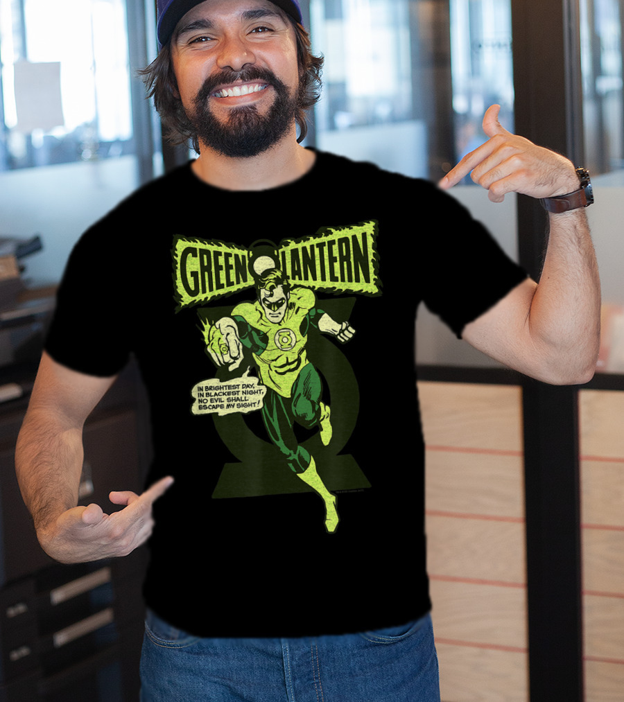 In Brightest Day In Blackest Night Green Lantern Oath T-Shirt