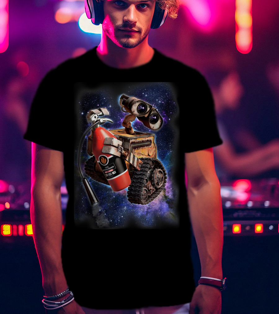 WALL-E Fire Extinguisher Adventure In Space T-Shirt