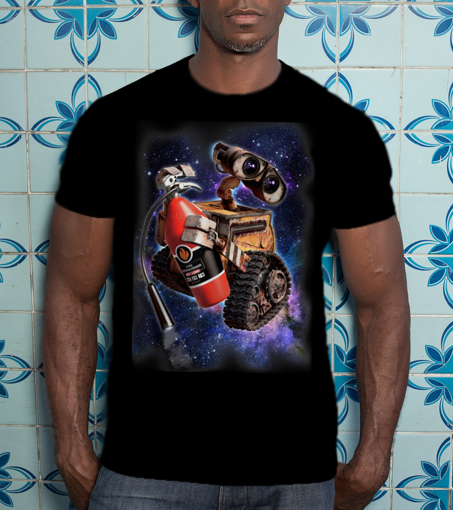 WALL-E Fire Extinguisher Adventure In Space T-Shirt