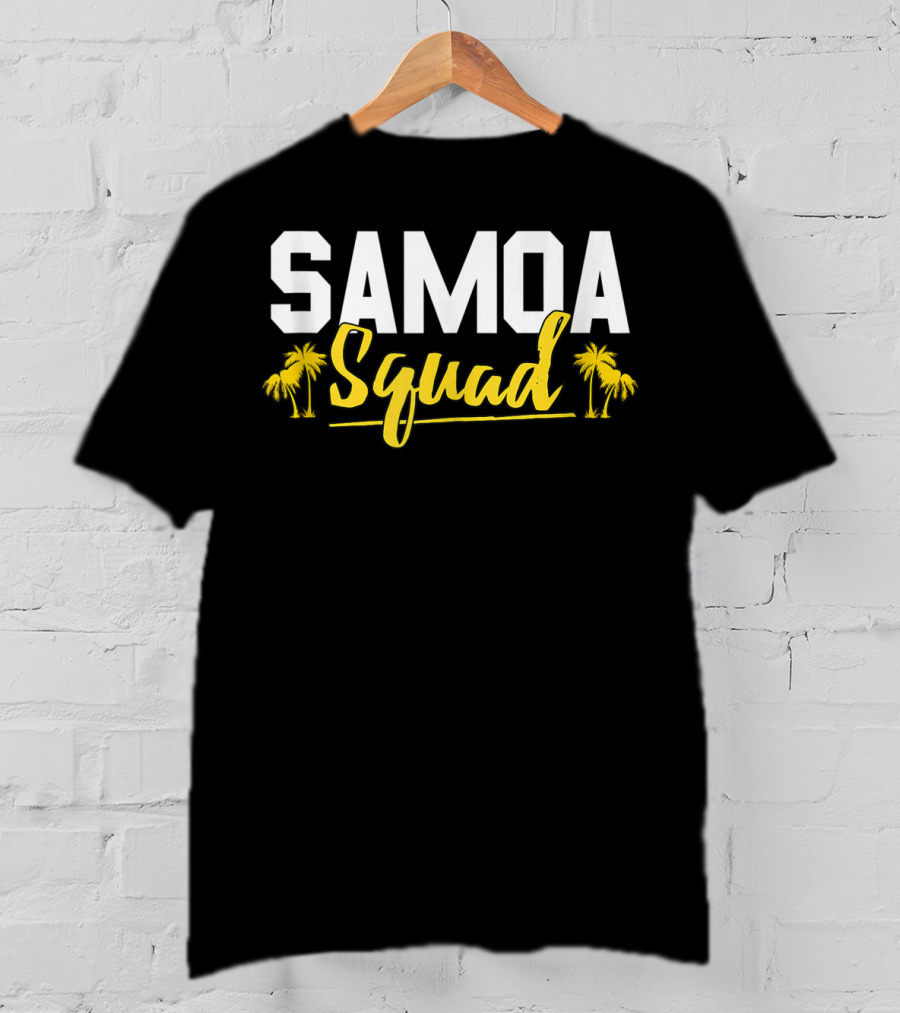Samoa Squad American Samoan Samoa Palm Trees T-Shirt