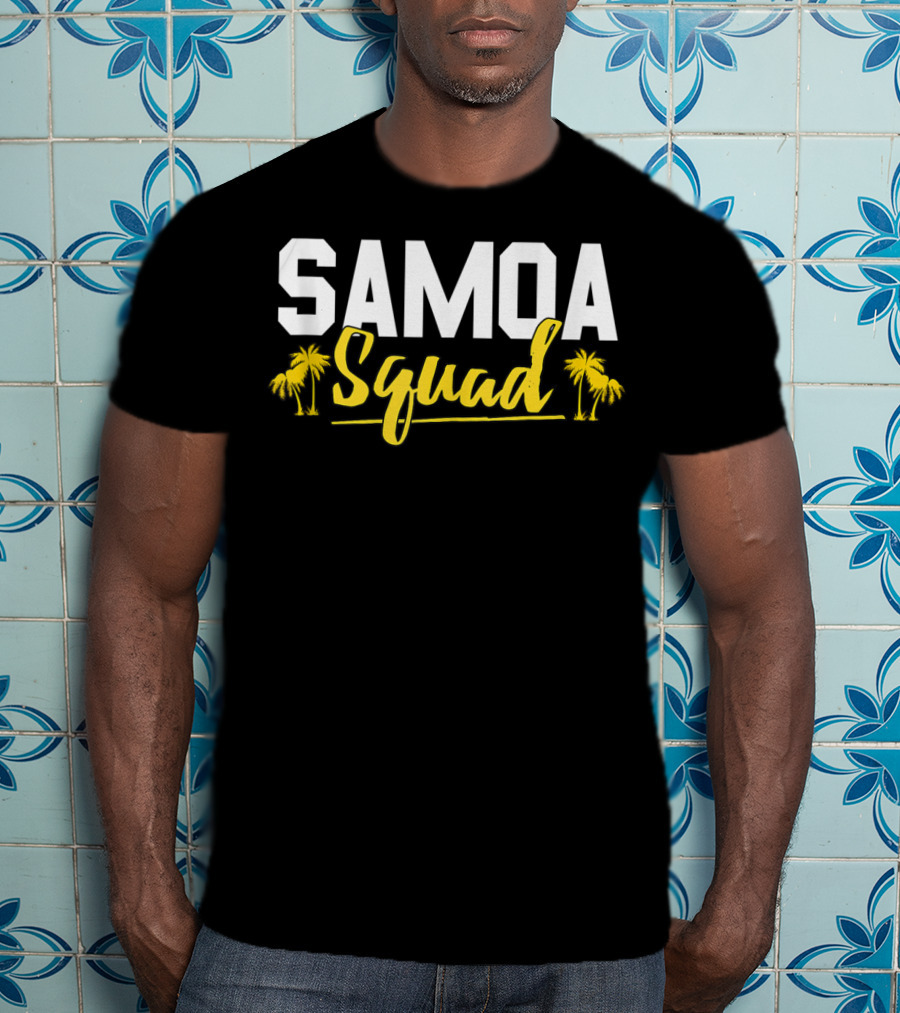 Samoa Squad American Samoan Samoa Palm Trees T-Shirt