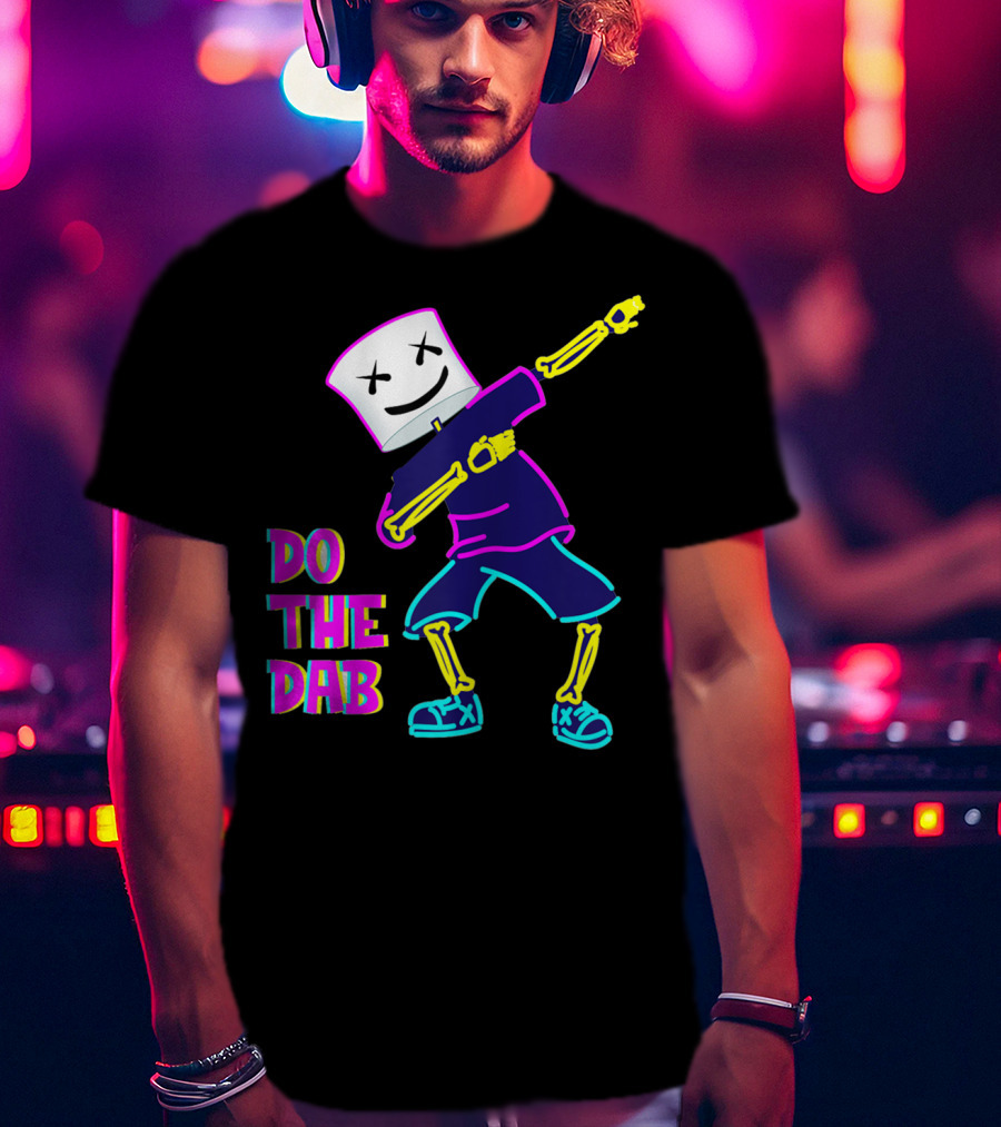 Do The Dab With Goofy Marshmallow Dancing DJ T-Shirt