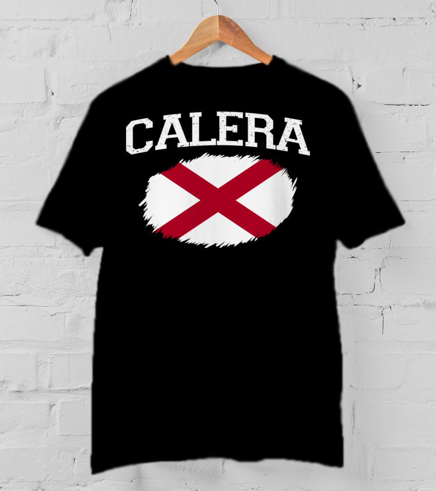 Calera Alabama Vintage USA Flag Sports T-Shirt
