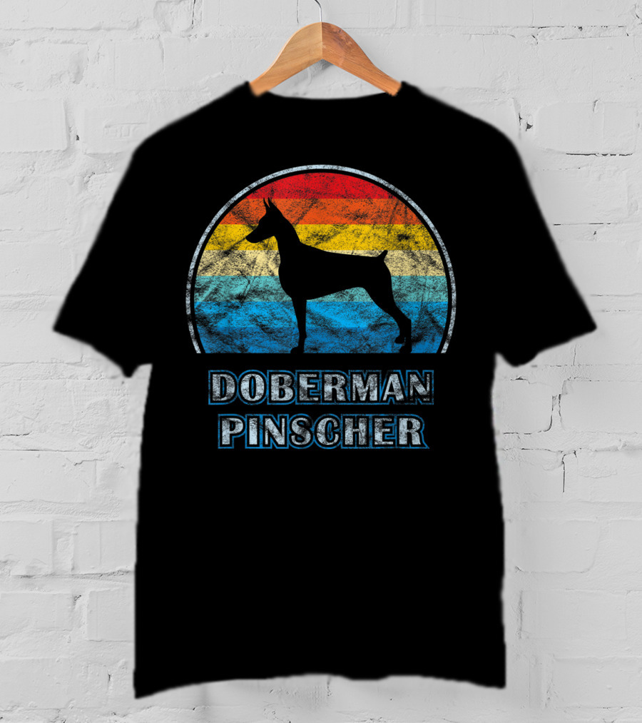 Doberman Pinscher Vintage Retro T-Shirt