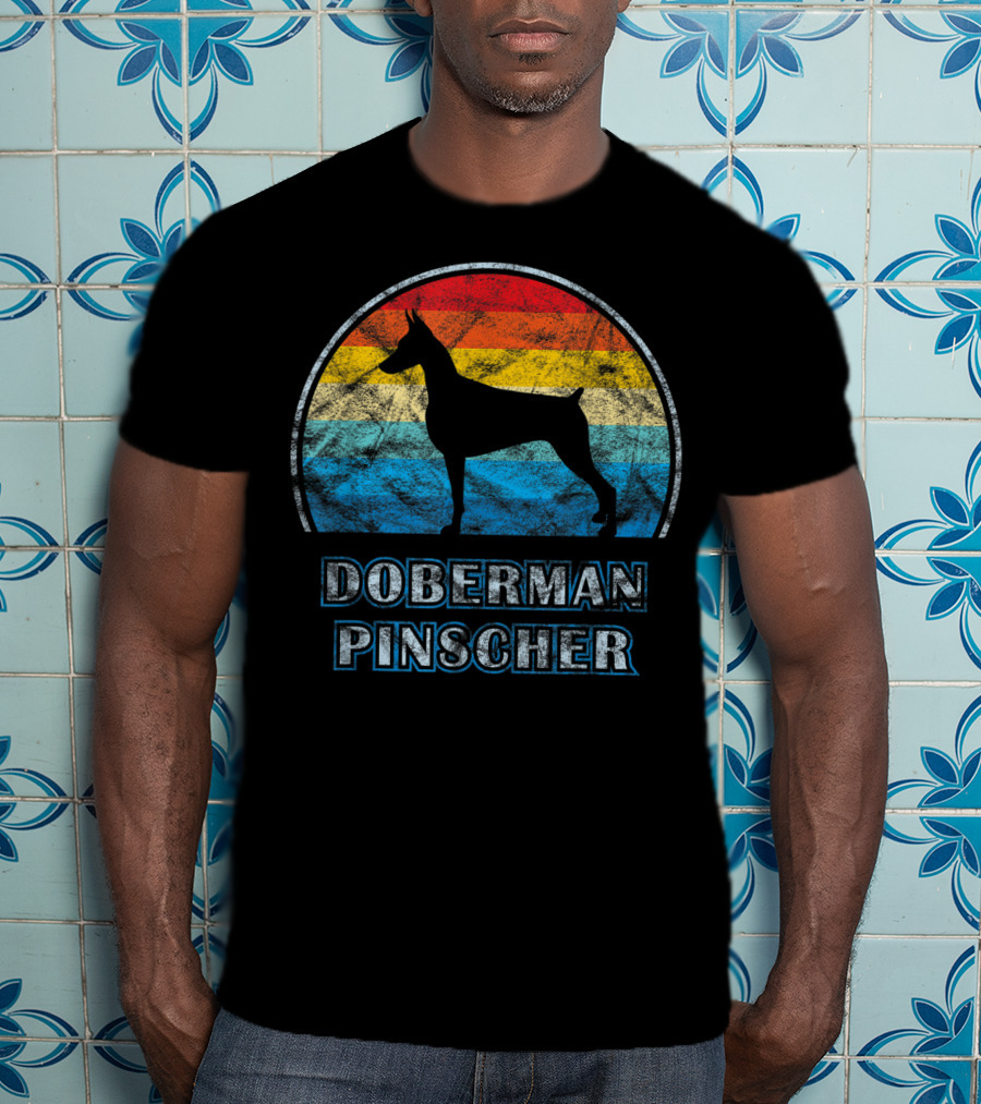 Doberman Pinscher Vintage Retro T-Shirt