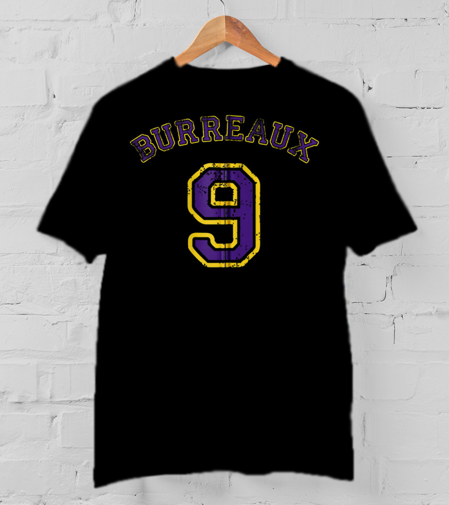 Louisiana Burreaux 9 Fan Gear T-Shirt