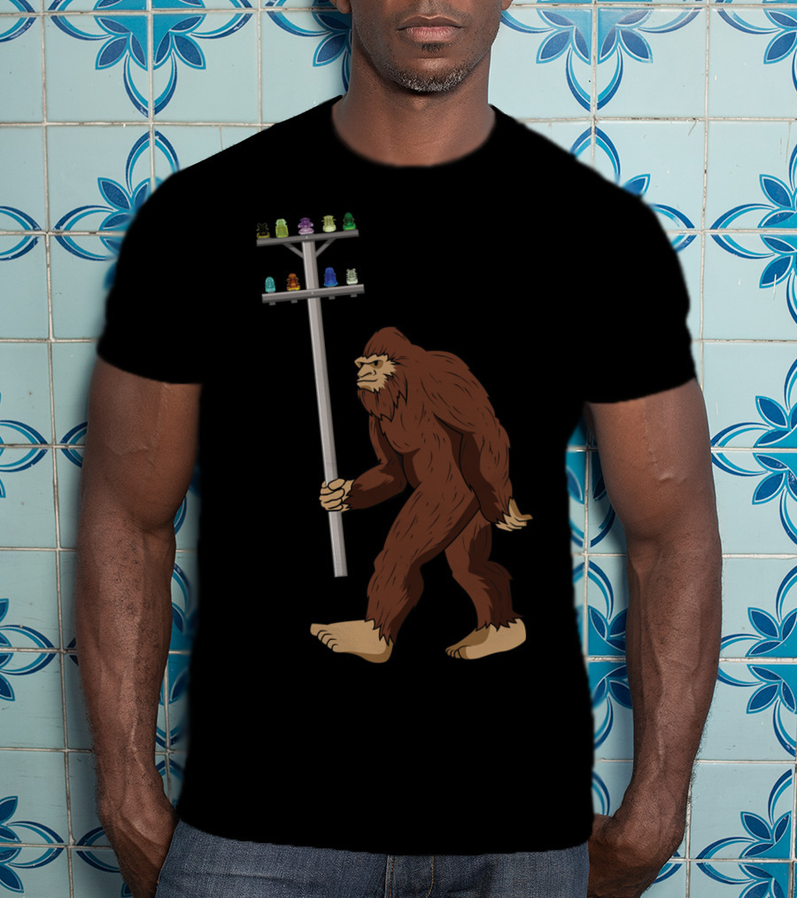 Bigfoot Collects Glass And Porcelain Figurines Enthusiastically T-Shirt