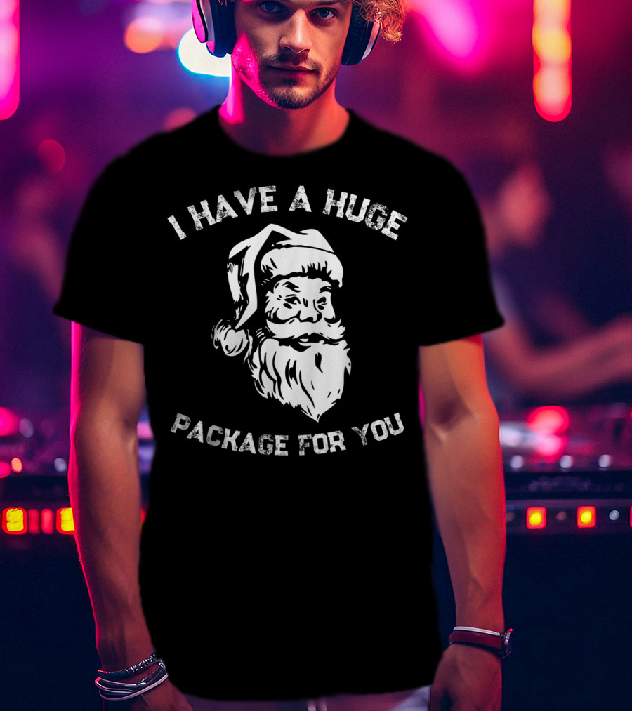 I Have A Huge Package For You Santa T-Shirt