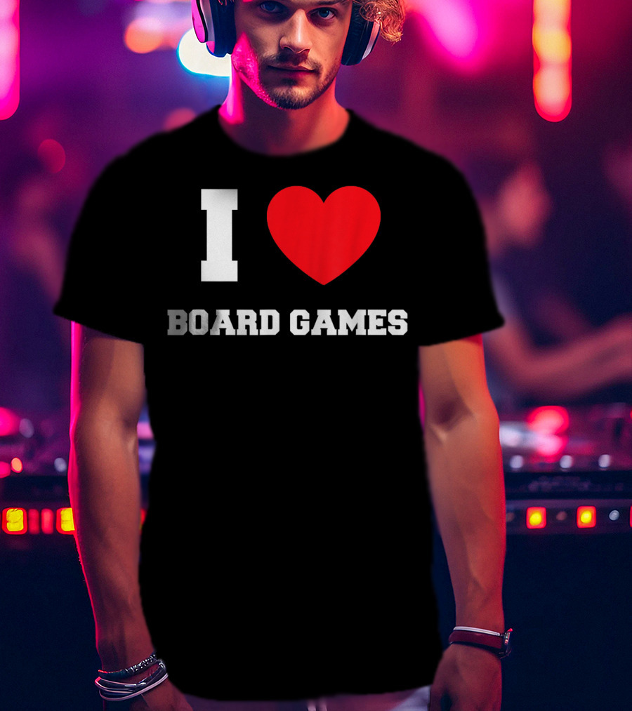 I Heart Board Games T-Shirt