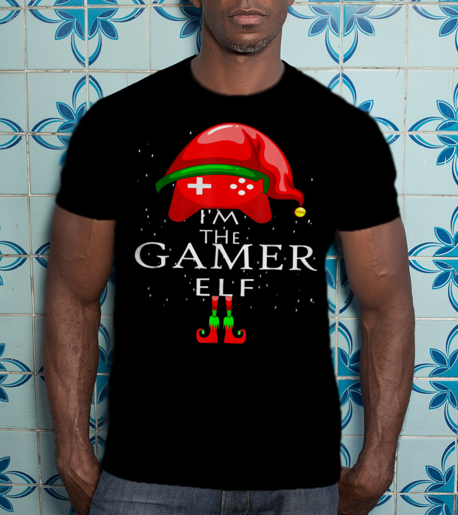I'm The Gamer Elf Controller Hat And Shoes T-Shirt