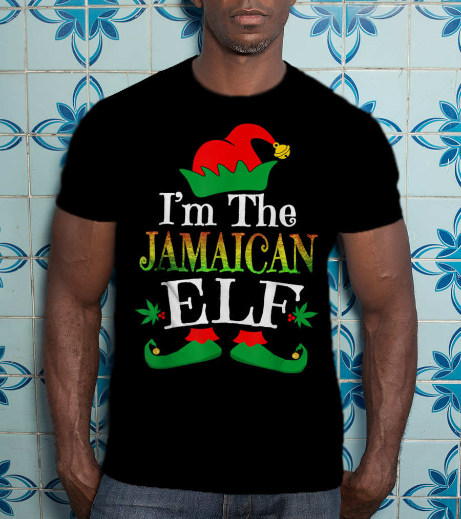 I'm The Jamaican Elf Weed Humor T-Shirt