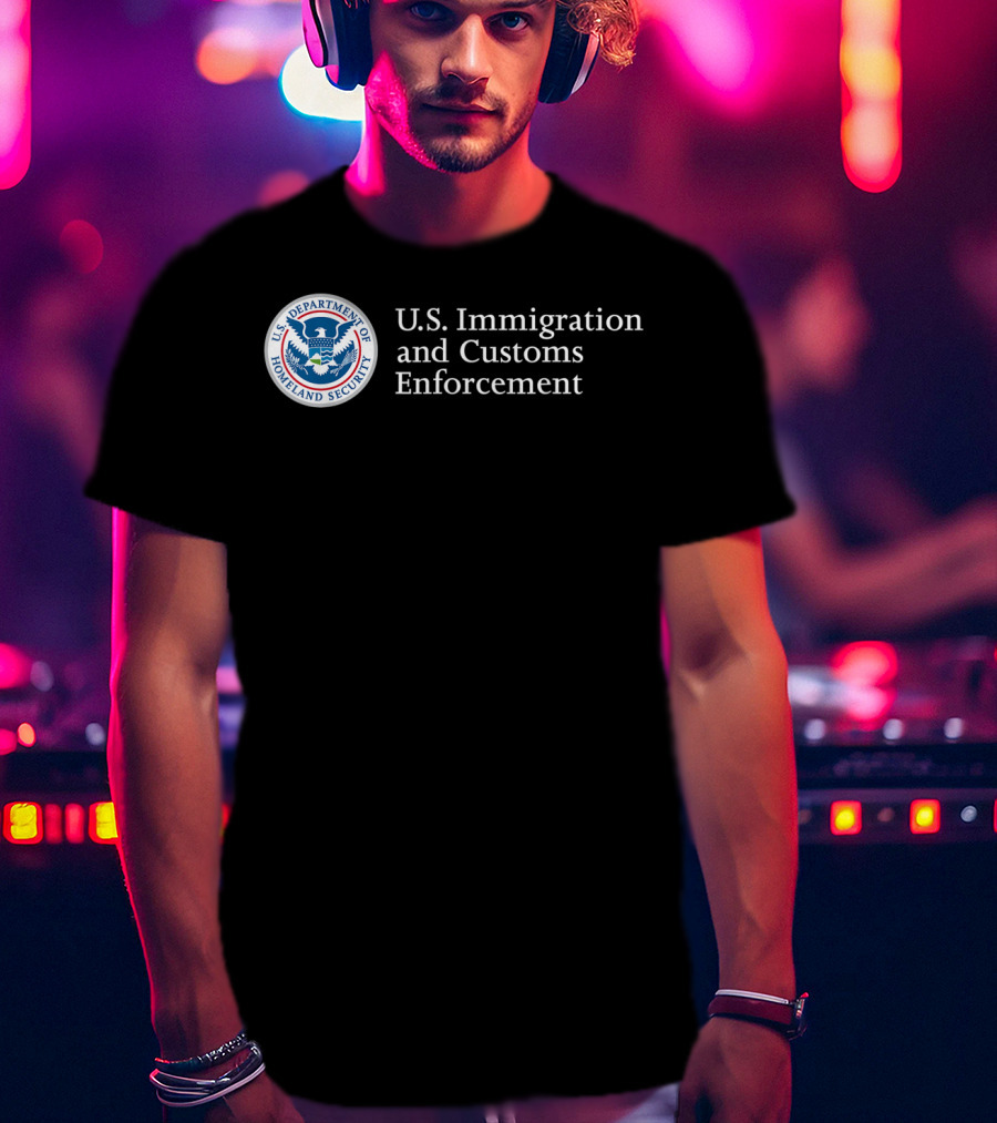 U.S. Immigration And Customs Enforcement ICE Homeland Security Seal T-Shirt
