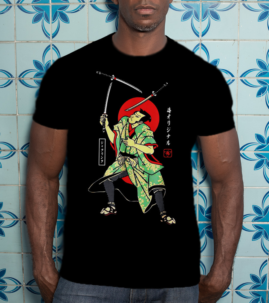 Juggling Samurai Original Japanese Warrior T-Shirt