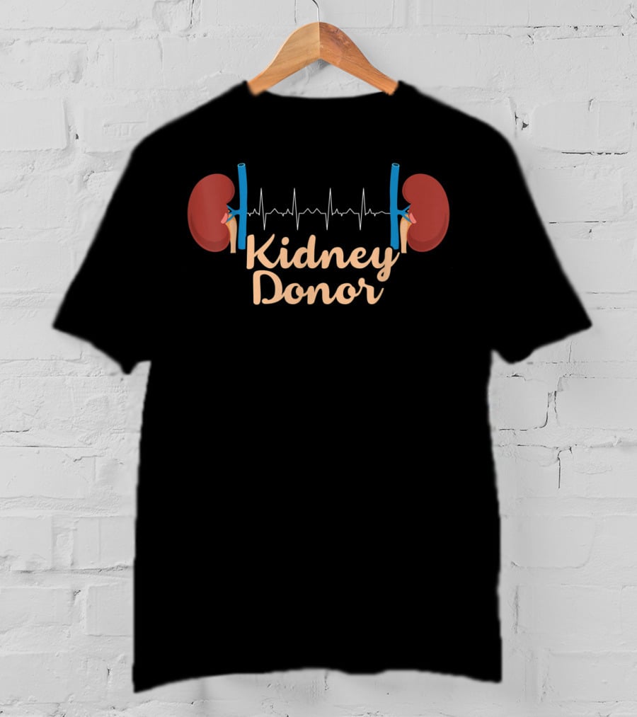 Kidney Donor Heartbeat Kidney Transplant Surgery T-Shirt