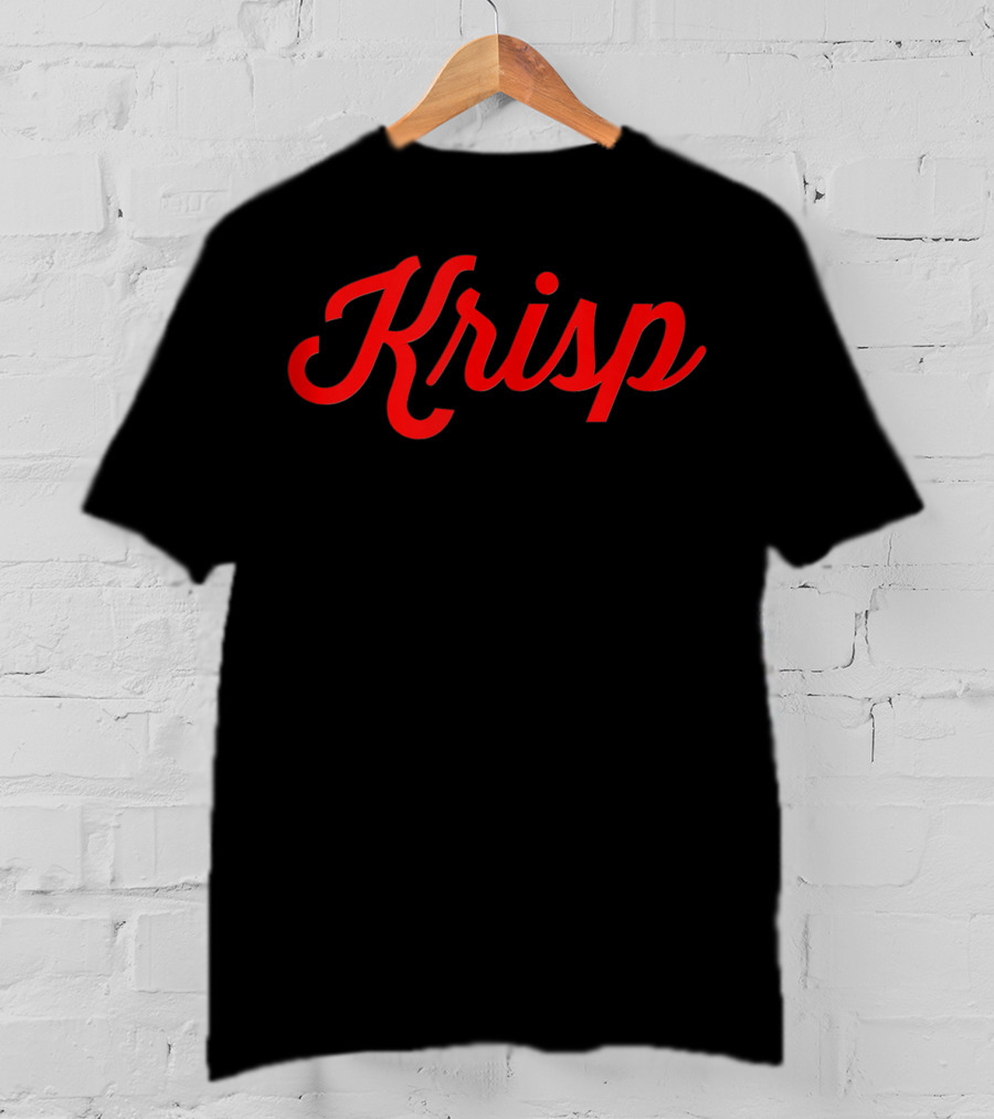 Krisp Red Typography Er Red T-Shirt
