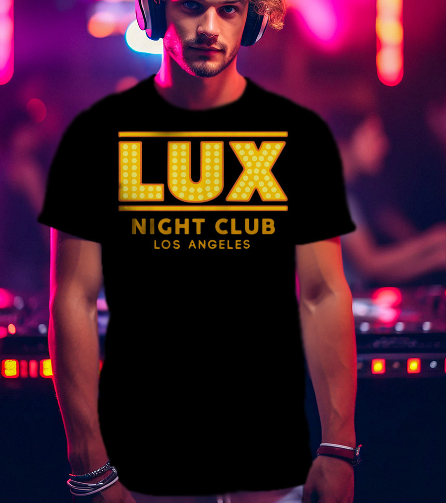 Lux Night Club Los Angeles Morningstar Funny Geek T-Shirt