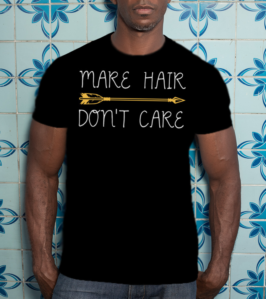 Mare Hair Don't Care Arrow Horse Kids Owner T-Shirt