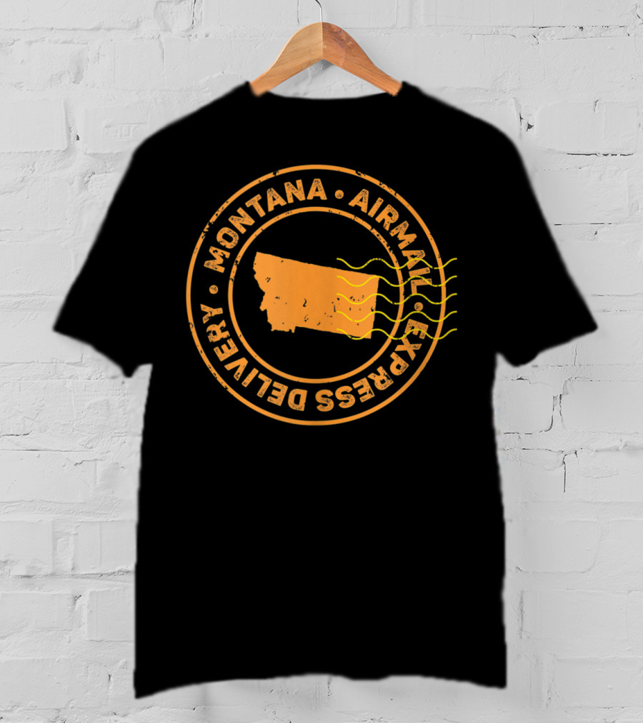 Montana Airmail Express Delivery T-Shirt