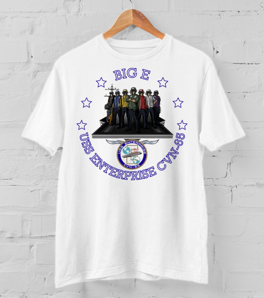 BIG E USS Enterprise CVN-65 T-Shirt