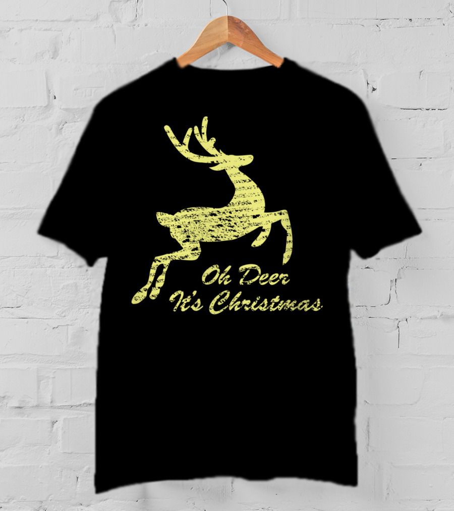 Oh Deer It's Christmas Holiday Reindeer T-Shirt
