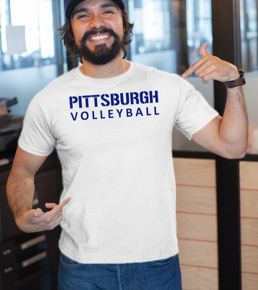 Pittsburgh Volleyball Block T-Shirt