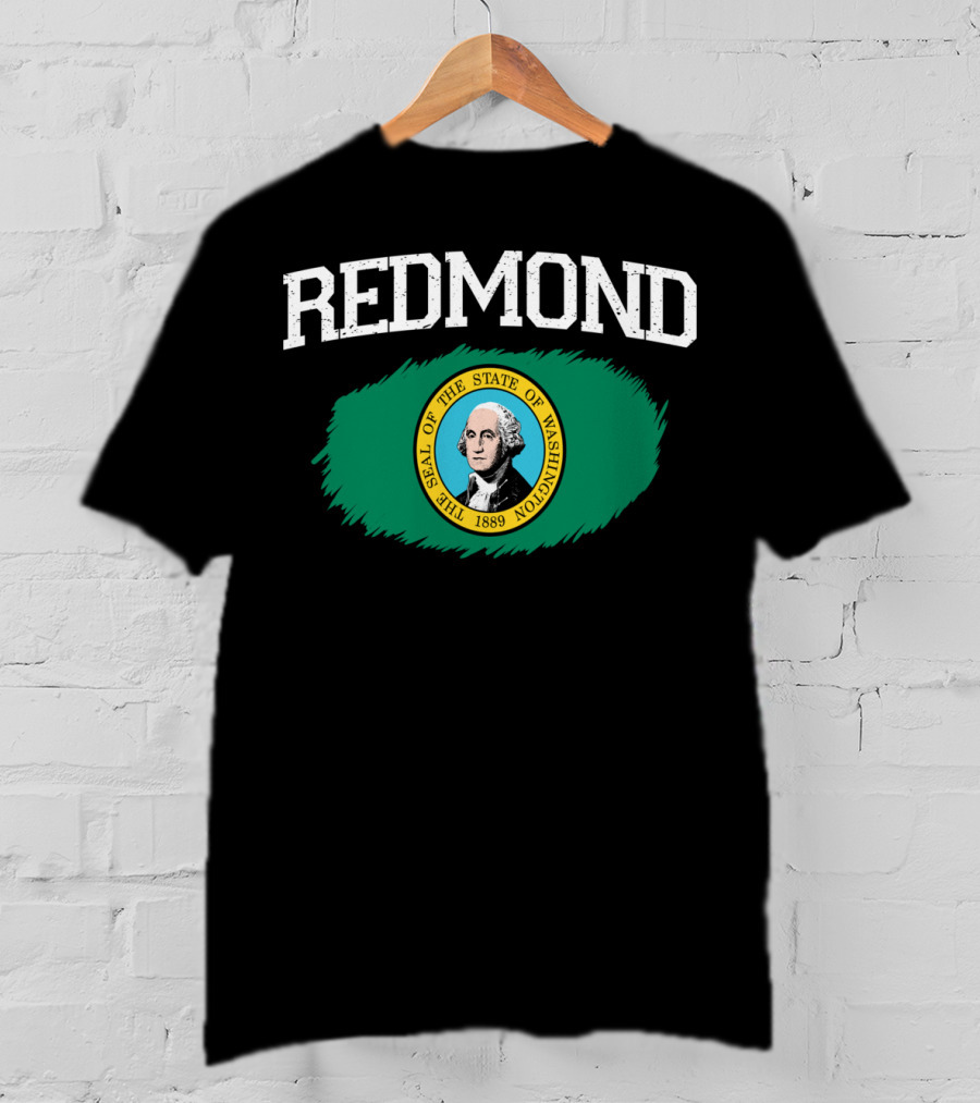 Redmond Washington Seal Vintage USA Sports T-Shirt