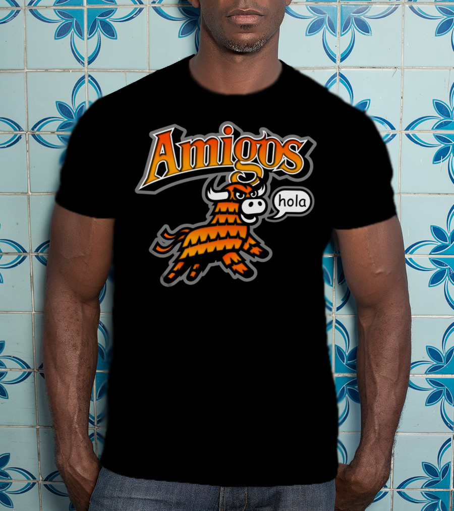 Amigos Hola Pinata Softball T-Shirt