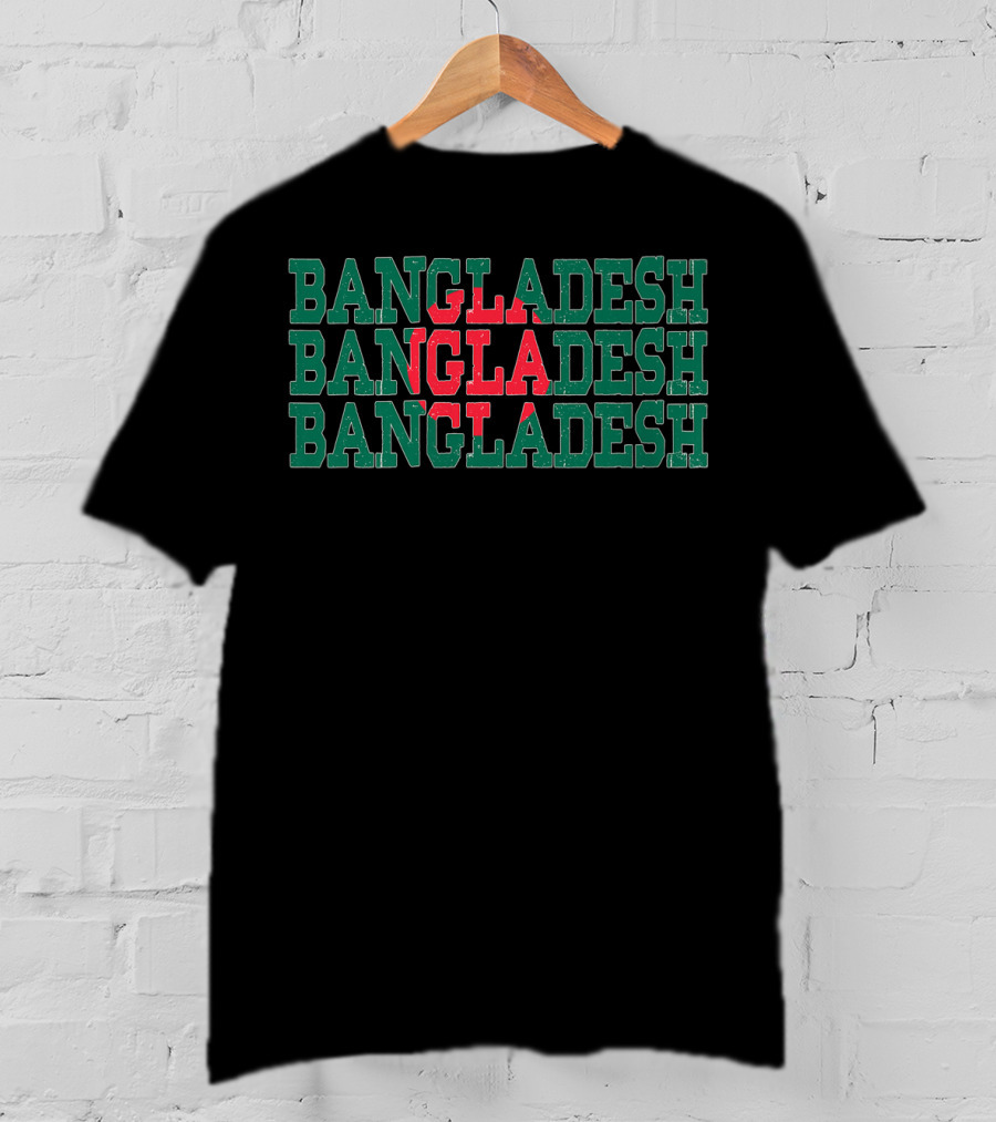 Bangladesh Flag Bangladeshi Sports Lovers T-Shirt