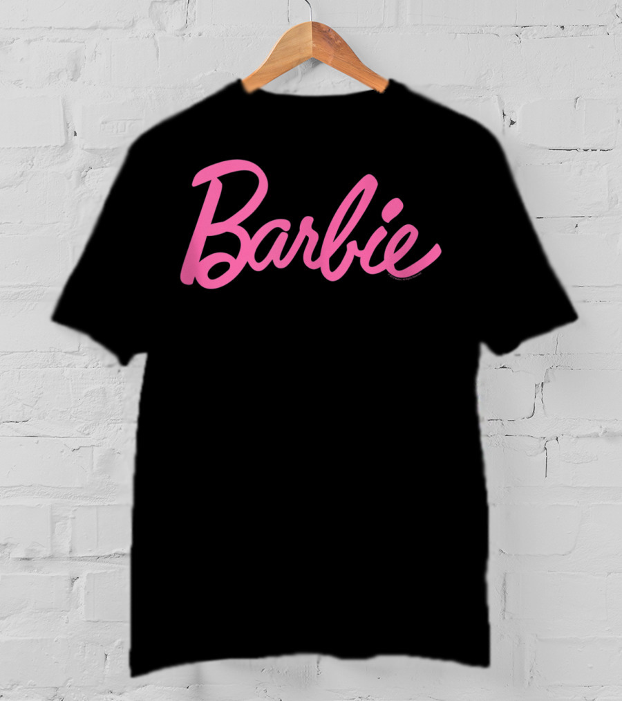 Barbie Pink Logo Script T-Shirt