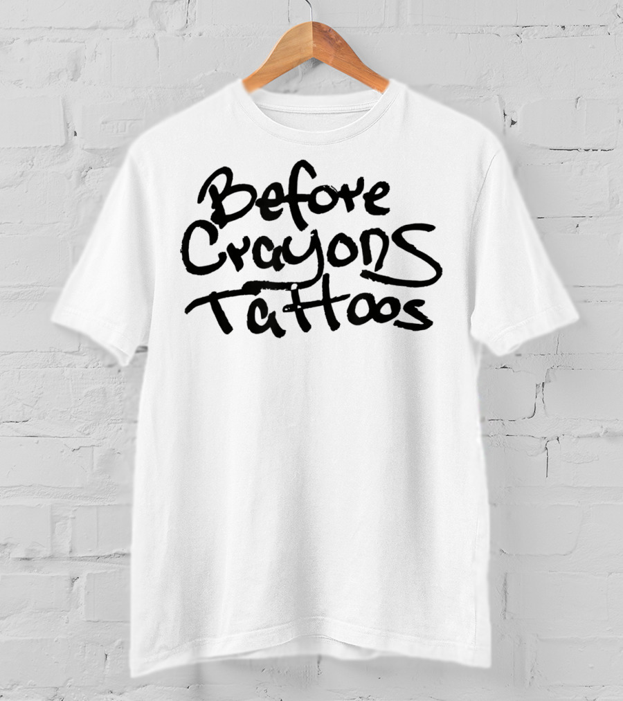 Before Crayons Tattoos WWII Retro T-Shirt