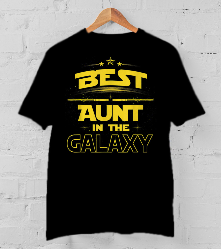 Best Aunt In The Galaxy Star Wars Inspired Mother's Day Gift T-Shirt